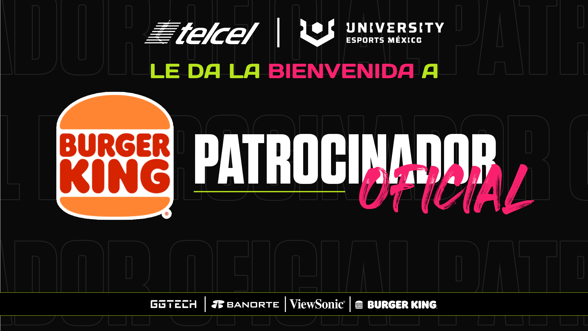 Burger King Es El Nuevo Patrocinador Oficial De Telcel University