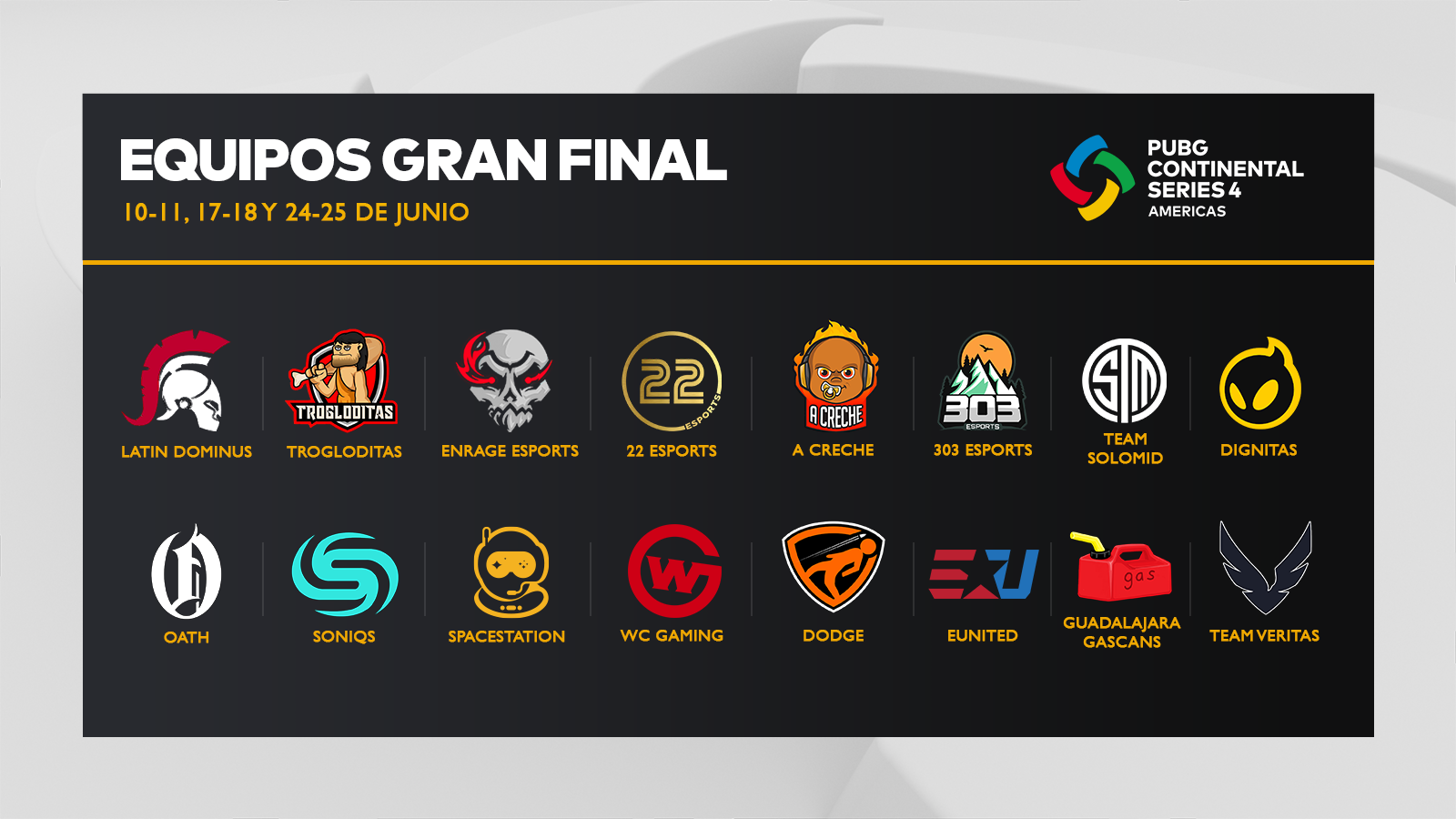 PCS4 Americas Grand Finals Teams ES