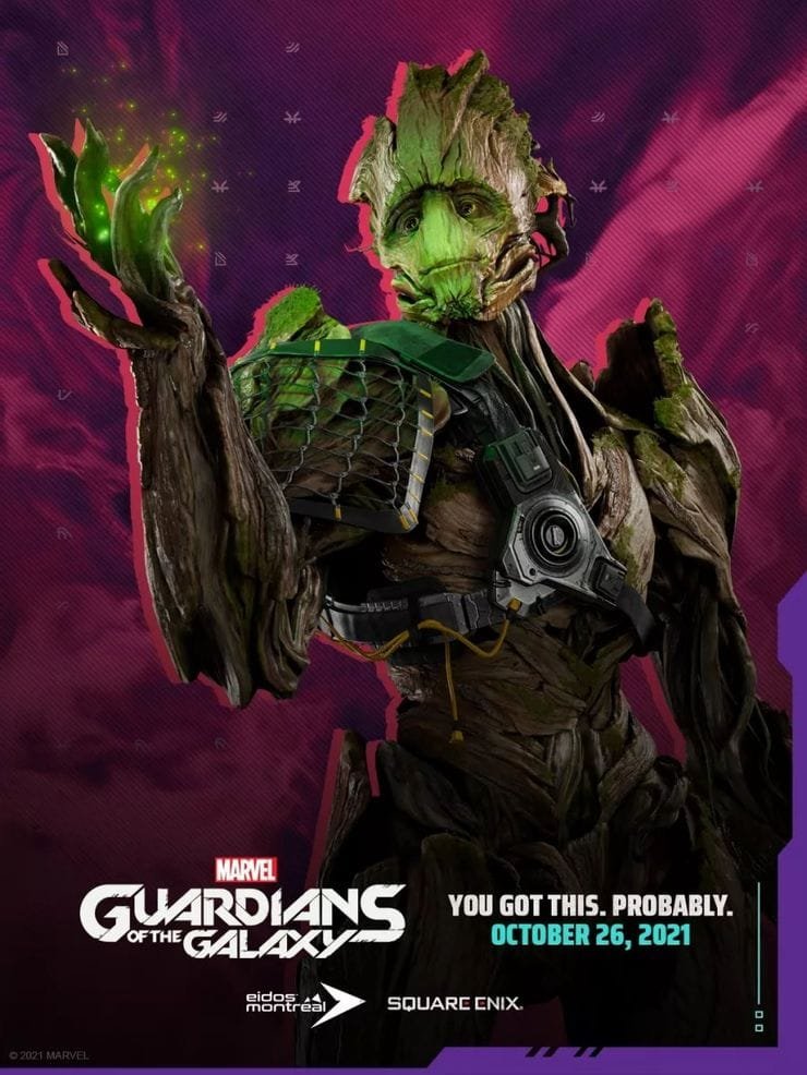 Guardians of the Galaxy Game Poster Groot