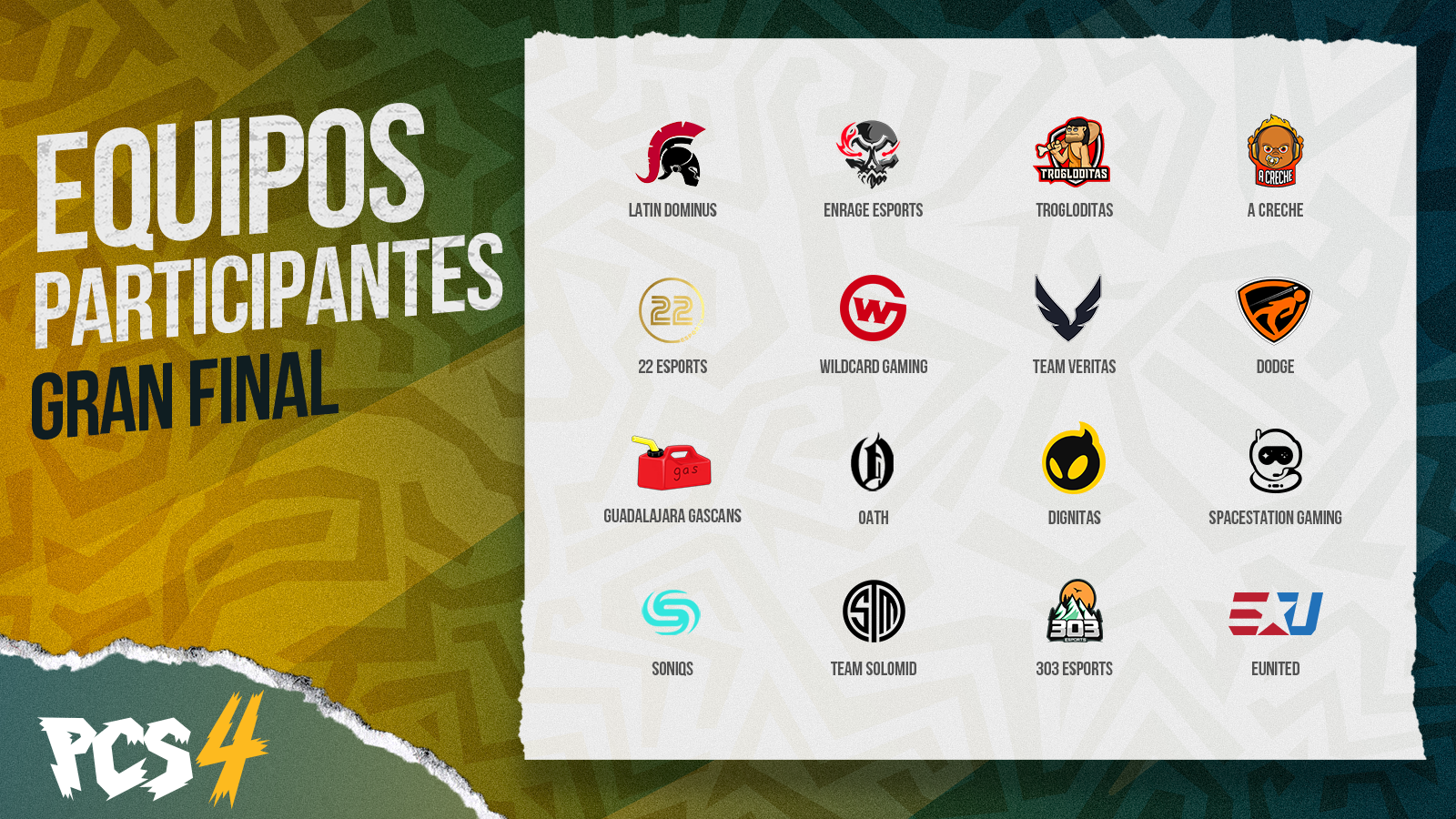 PCS4 Americas Grand Final Teams ES