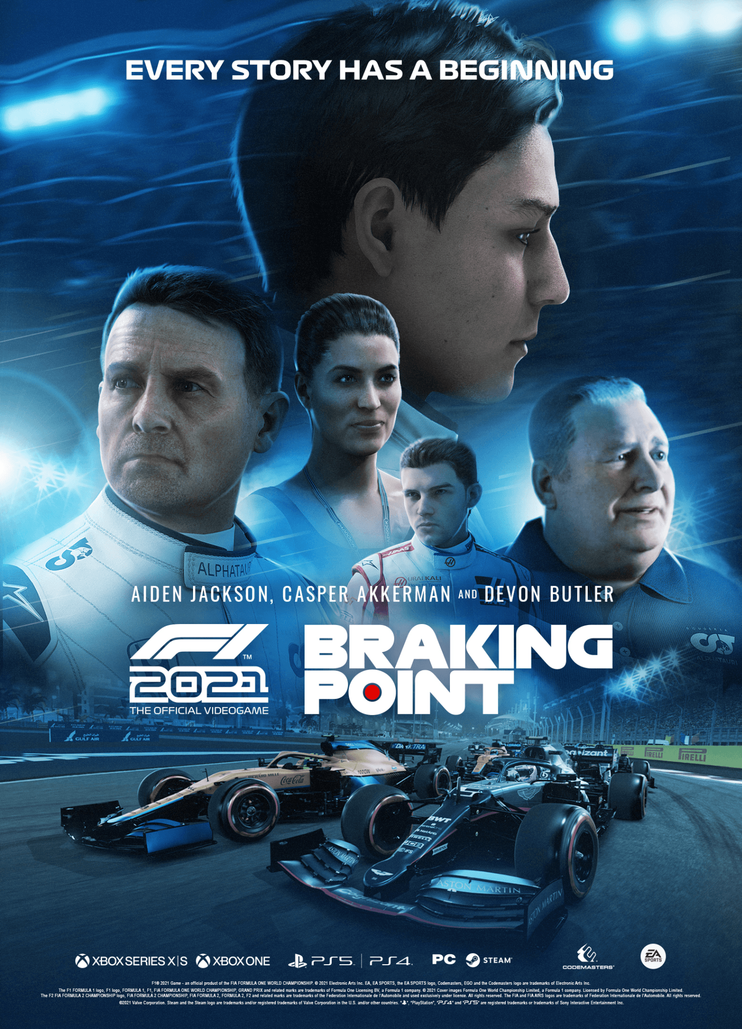 f1 2021 braking point poster final