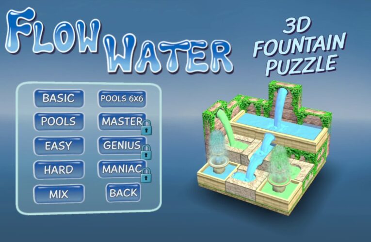 Flow Water Fountain 3D Puzzle ya está disponible en dispositivos móviles