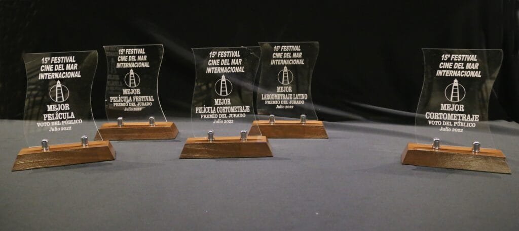 Los Galardones del 15o Festival CINE DEL MAR en Punta del Este Julio 2022
