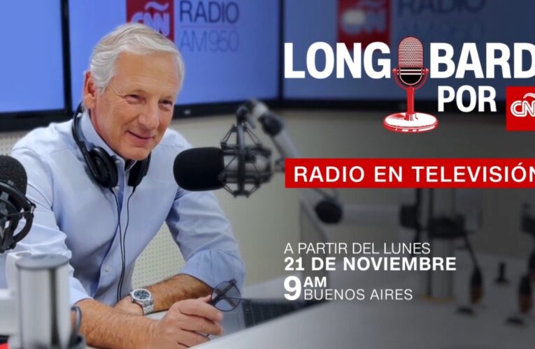 Longobardi por CNN se televisará en toda la región a partir del lunes 21 de noviembre