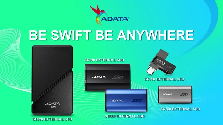 ADATA has introduced a series of external Type C SSDs to meet growing demand for seamless connection between devices