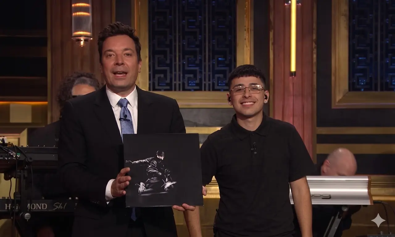Trueno conquista el escenario de Jimmy Fallon y Mick Jagger sorprende ...